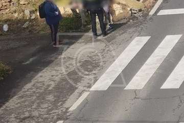 Atropello de  un hombre en el paso de peatones de El Callejón del Castillo-Telde/TA.